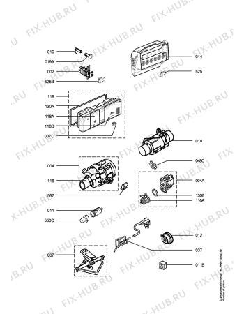 Схема №1 FAV44072ID с изображением Регулятор для посудомоечной машины Aeg 1118657509